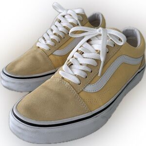 Vans Yellow and White Sneakers